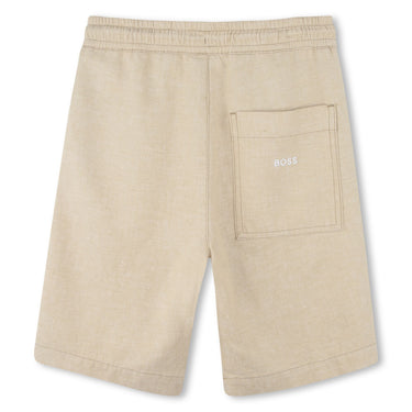BOSS Bermuda para niño y adolescente tipo short ajustable color beige